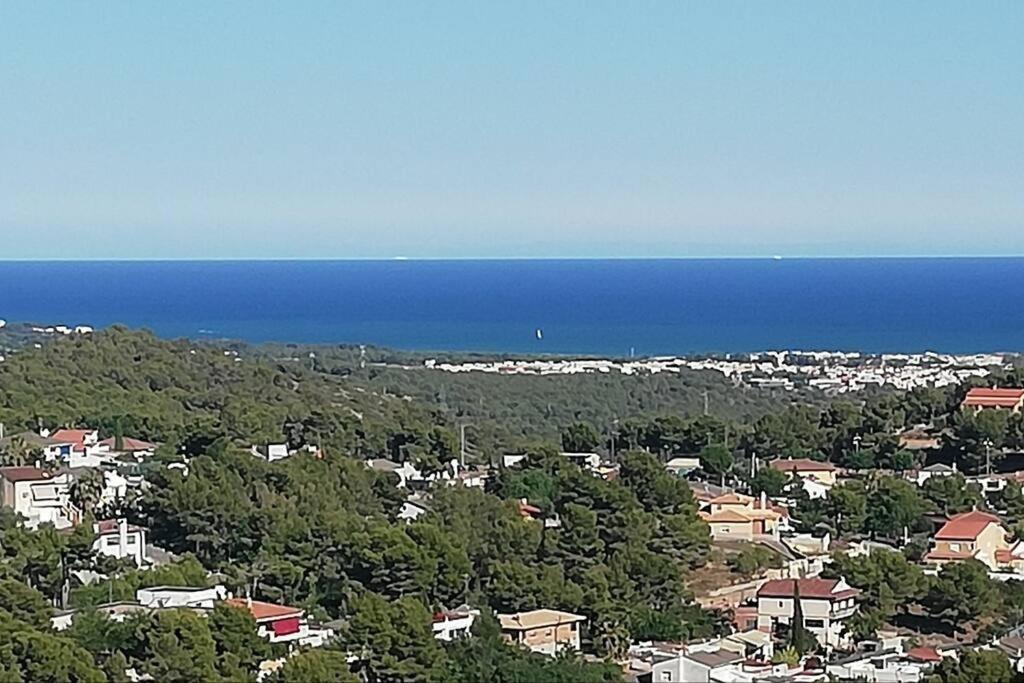 Вилла Mas Del Vent- Barbacoa, Jardin, Piscina Privada Y Vistas A Mar Кунит Экстерьер фото
